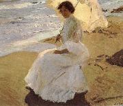 Joaquin Sorolla Andrei Aristide on the beach oil painting artist